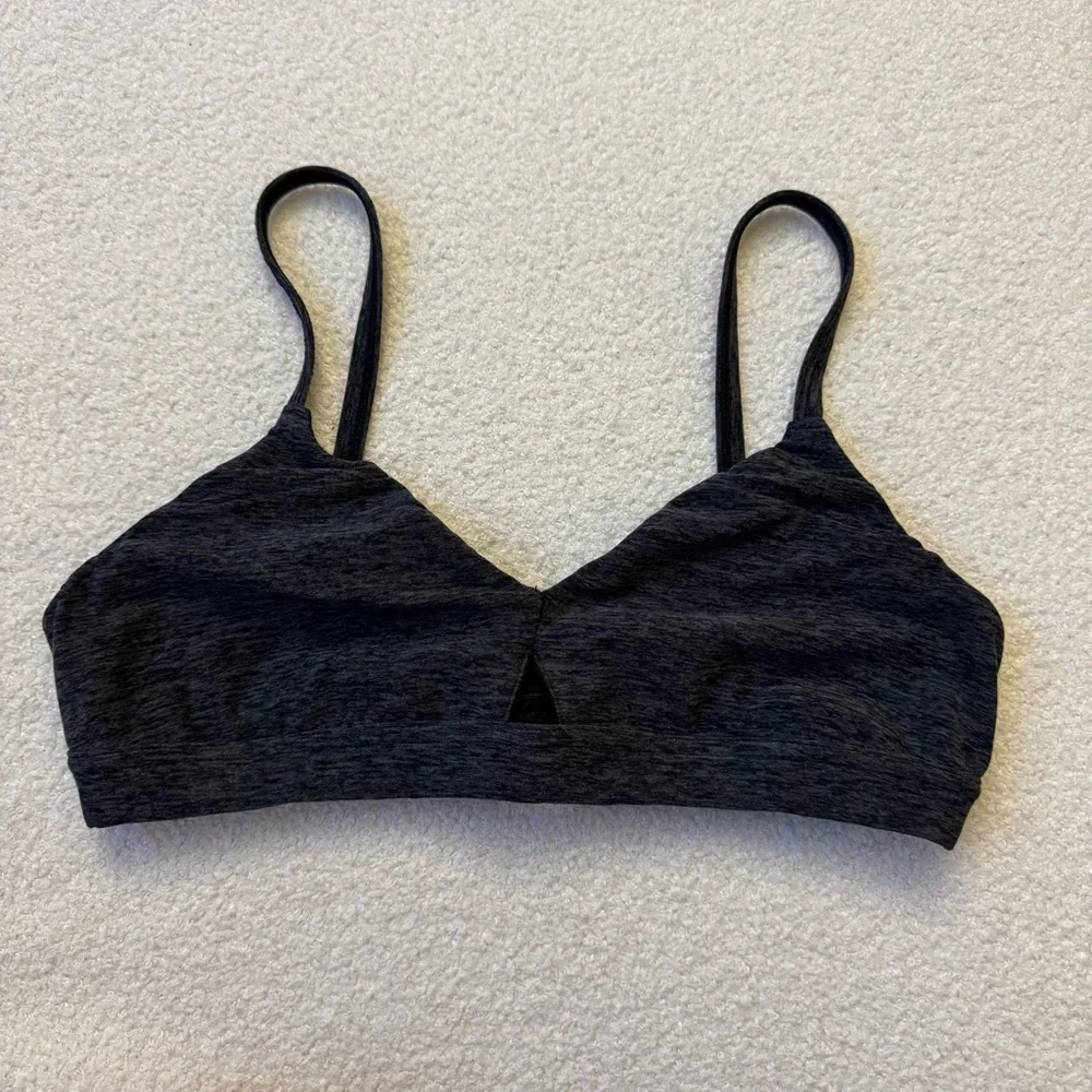 ALO YOGA Alosoft Lounge Bra - Dark Heather
Grey - Picture 2 of 3